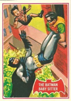 1989 Topps Batman Deluxe Reissue Edition #34A The Batman Baby Sitter Front