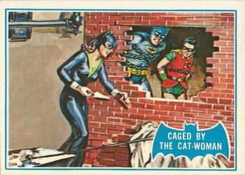 1989 Topps Batman Deluxe Reissue Edition #5B Caged by the Catwoman Front