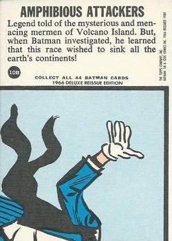 1989 Topps Batman Deluxe Reissue Edition #10B Amphibious Attackers Back