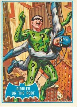 1989 Topps Batman Deluxe Reissue Edition #37B Riddler on the Roof Front