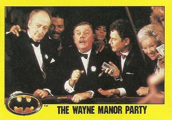 1989 Topps Batman #154 The Wayne Manor Party Front