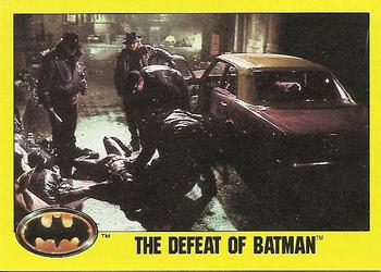 1989 Topps Batman #173 The Defeat of Batman Front