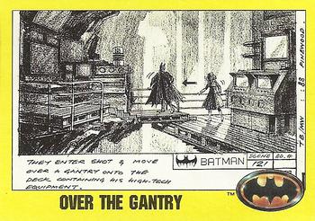 1989 Topps Batman #203 Over the Gantry Front