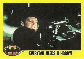 1989 Topps Batman #223 Everyone Needs a Hobby! Front