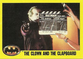 1989 Topps Batman #234 The Clown and the Clapboard Front