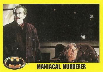 1989 Topps Batman #236 Maniacal Murderer! Front