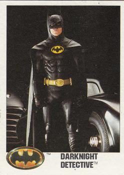 1989 Topps Batman #2 Darknight Detective Front