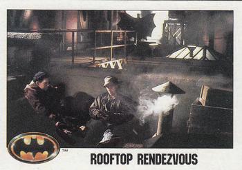 1989 Topps Batman #15 Rooftop Rendezvous Front