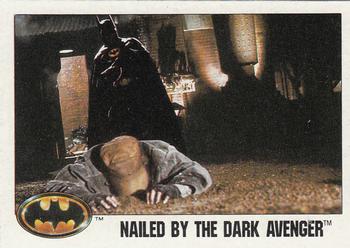 1989 Topps Batman #17 Nailed by the Dark Avenger Front