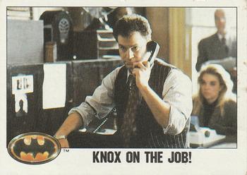 1989 Topps Batman #21 Knox on the Job! Front