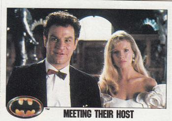 1989 Topps Batman #24 Meeting Their Host Front