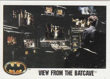 1989 Topps Batman #25 View from the Batcave Front