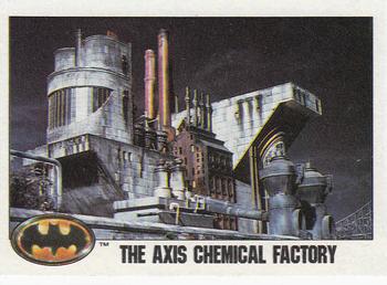 1989 Topps Batman #26 The Axis Chemical Factory Front