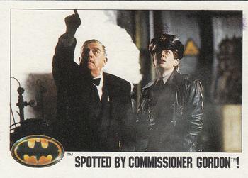 1989 Topps Batman #37 Spotted by Commissioner Gordon! Front