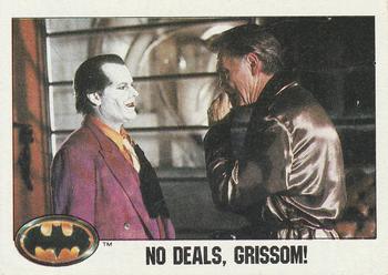 1989 Topps Batman #41 No Deals, Grissom! Front