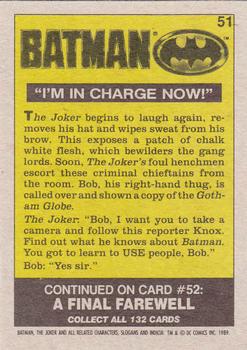 1989 Topps Batman #51 