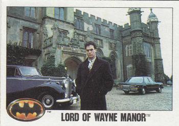 1989 Topps Batman #53 Lord of Wayne Manor Front