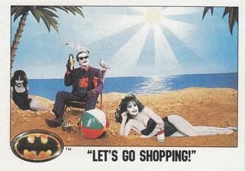 1989 Topps Batman #66 Let's Go Shopping! Front