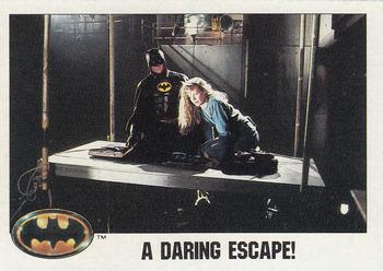 1989 Topps Batman #76 A Daring Escape! Front