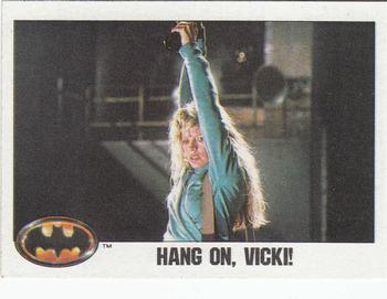 1989 Topps Batman #84 Hang on, Vicki! Front