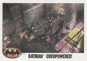 1989 Topps Batman #85 Batman Overpowered! Front