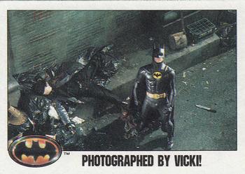 1989 Topps Batman #89 Photographed by Vicki! Front