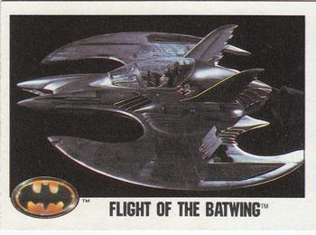 1989 Topps Batman #104 Flight of the Batwing Front