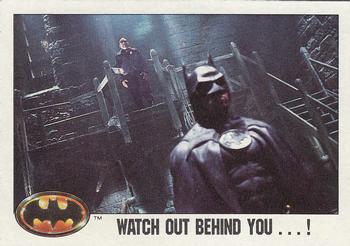 1989 Topps Batman #115 Watch out Behind you…! Front