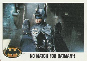 1989 Topps Batman #121 No Match for Batman! Front
