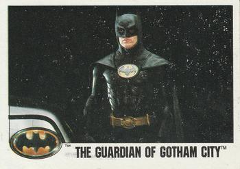 1989 Topps Batman #132 The Guardian of Gotham City Front