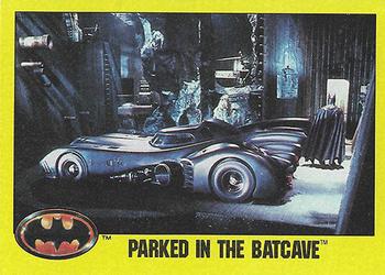 1989 Topps Batman #136 Parked in the Batcave Front