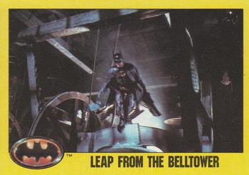 1989 Topps Batman #145 Leap from the Belltower Front