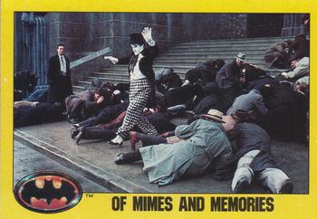 1989 Topps Batman #155 Of Mimes and Memories Front