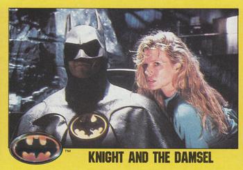 1989 Topps Batman #158 Knight and the Damsel Front