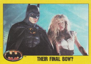 1989 Topps Batman #169 Their Final Bow? Front