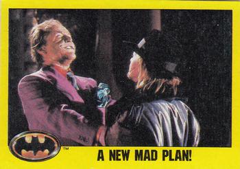 1989 Topps Batman #191 A New Mad Plan! Front