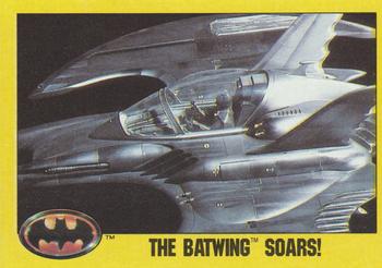 1989 Topps Batman #195 The Batwing Soars! Front