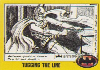 1989 Topps Batman #201 Tugging the Line Front