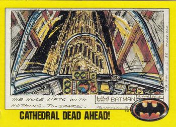 1989 Topps Batman #208 Cathedreal Dead Ahead! Front