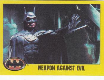 1989 Topps Batman #215 Weapon Against Evil Front