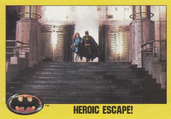 1989 Topps Batman #229 Heroic Escape! Front