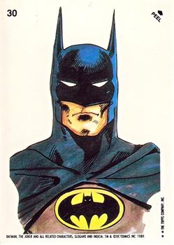 1989 Topps Batman - Stickers #30 Batman Front