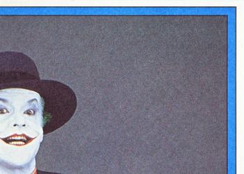 1989 Topps Batman - Stickers #40 Joker Back