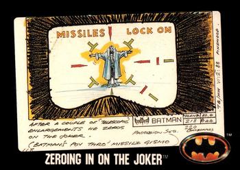 1989 Topps Batman - Bonus Cards #D Zeroing in on the Joker Front