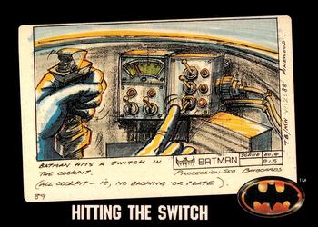 1989 Topps Batman - Bonus Cards #F Hitting the Switch Front