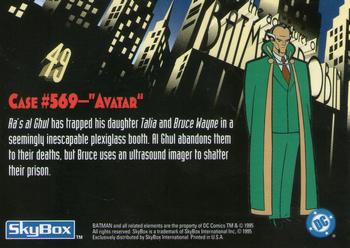 1995 SkyBox The Adventures of Batman & Robin #49 Case #569- 