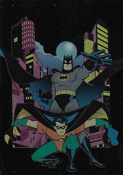 1995 SkyBox The Adventures of Batman & Robin - R.A.S. Foil #R1 Gotham City Front