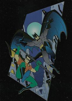 1995 SkyBox The Adventures of Batman & Robin - R.A.S. Foil #R2 Batman & Robin Front