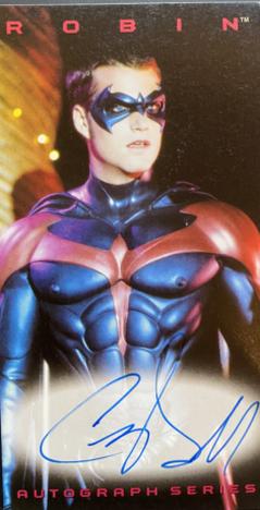 1997 SkyBox Batman & Robin Widevision - Autographs #NNO Chris O'Donnell Front