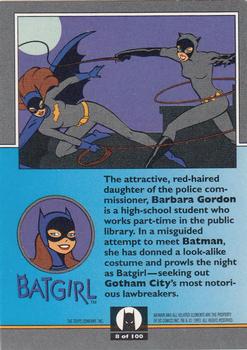 1993 Topps Batman: The Animated Series #8 Batgirl Back